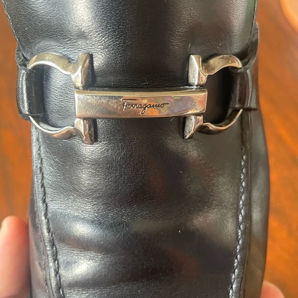 Ferragamo Gancio Foster Bit Calfskin Leather Loafer - Picture 4 of 12